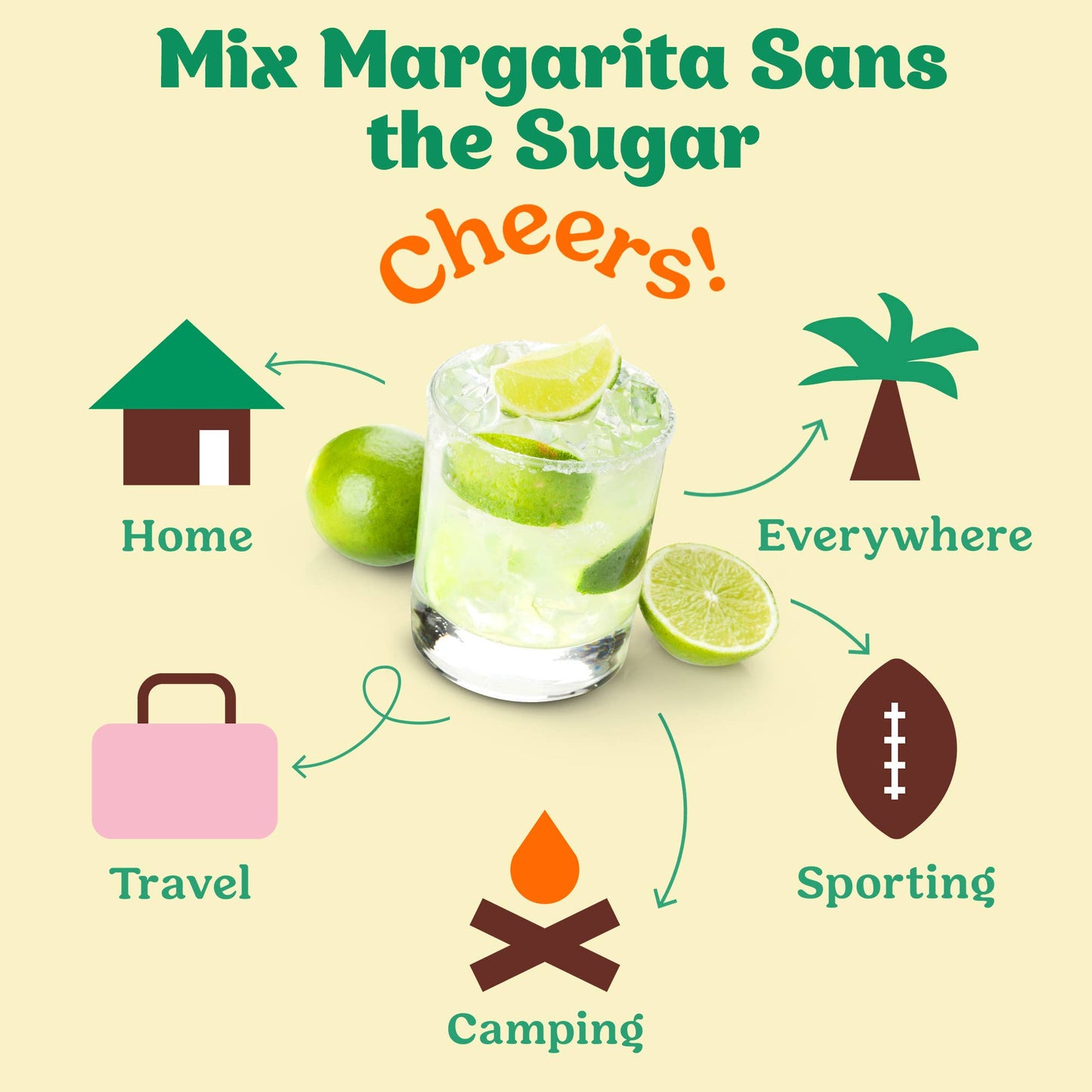 Skinny Margarita Cocktail / Mocktail Mixer - Single Pack