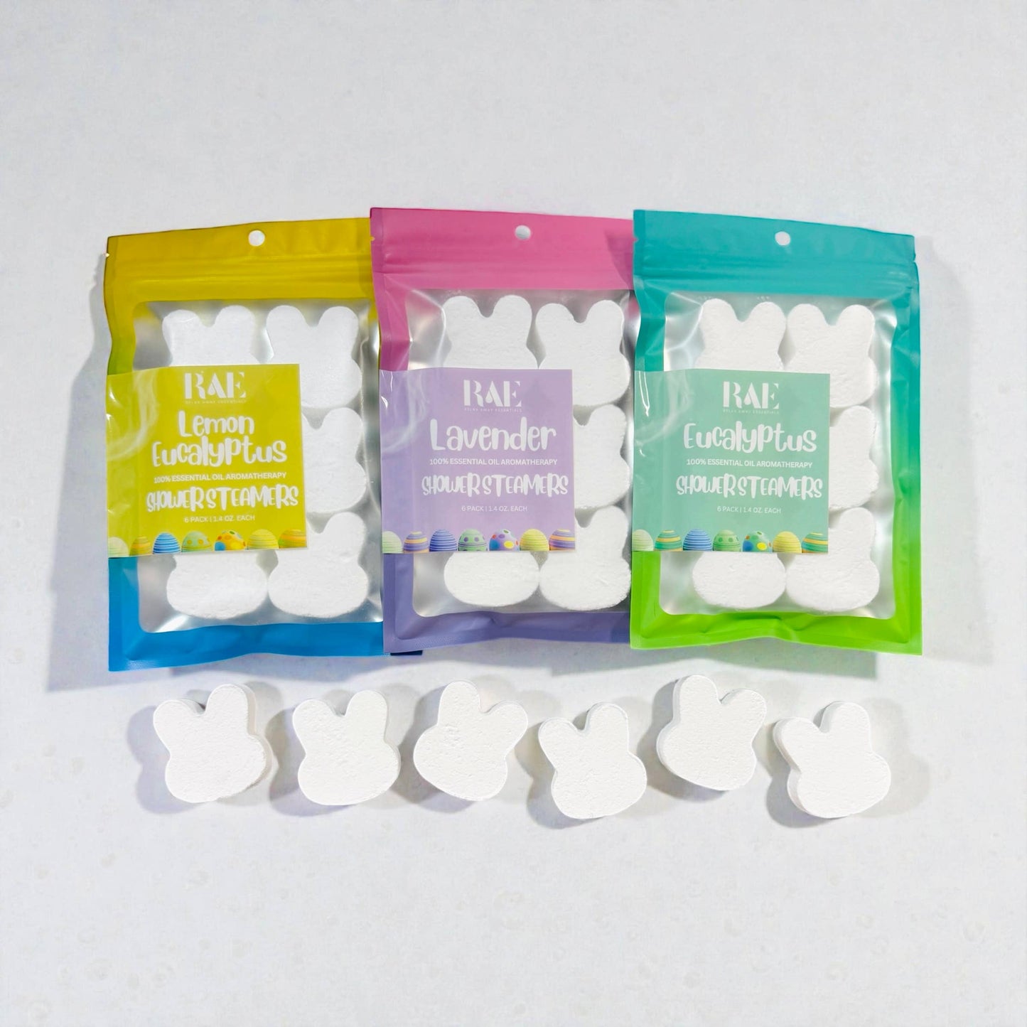 Bunny Shower Steamers - 6 Pack | MULTIPLE SCENTS
