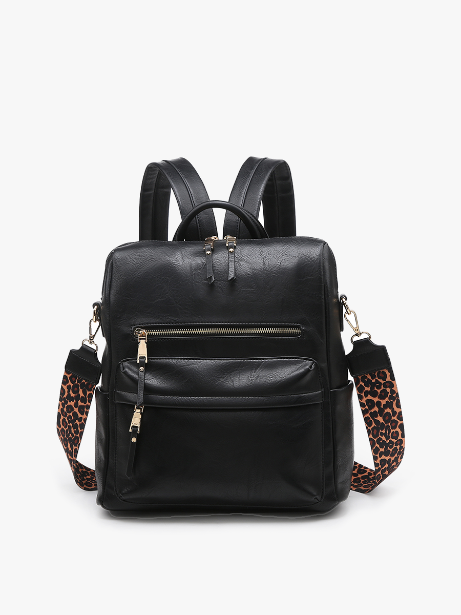 Amelia Convertible Backpack w/ Guitar Strap Jen & Co.