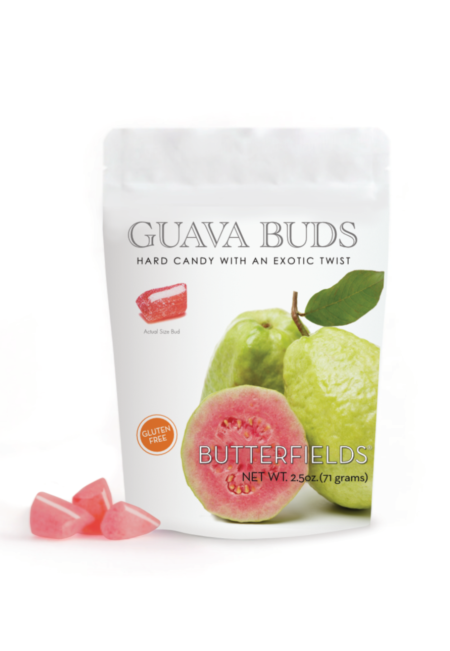 Guava Kiwi Buds by Butterfields Candy