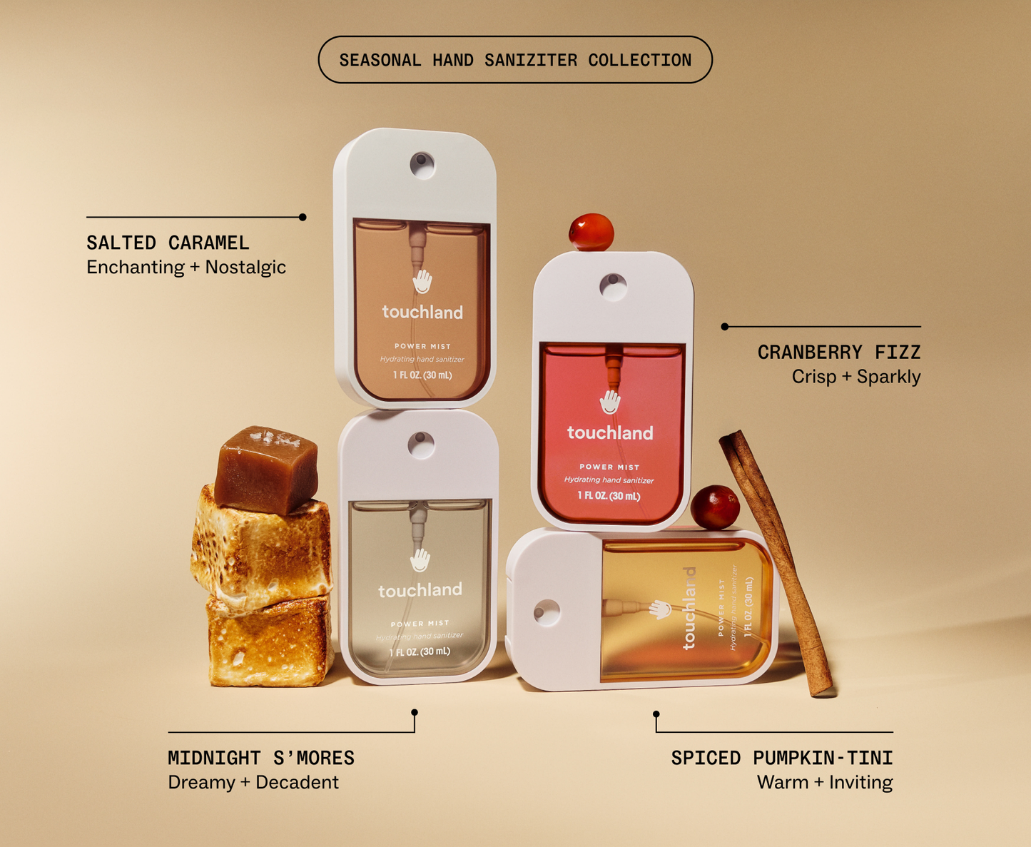 Touchland Midnight S'mores Power Mist Hand Sanitizer