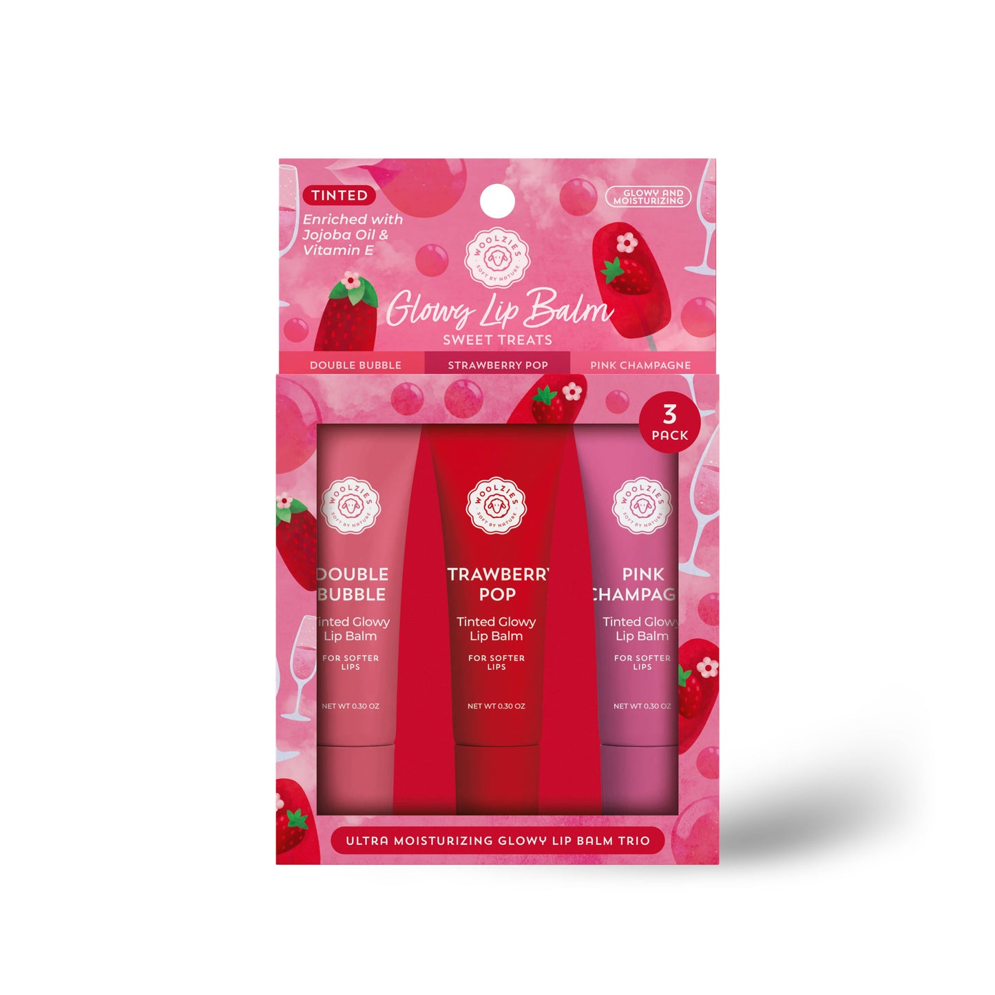Sweet Treats Glowy Lip Balm Collection