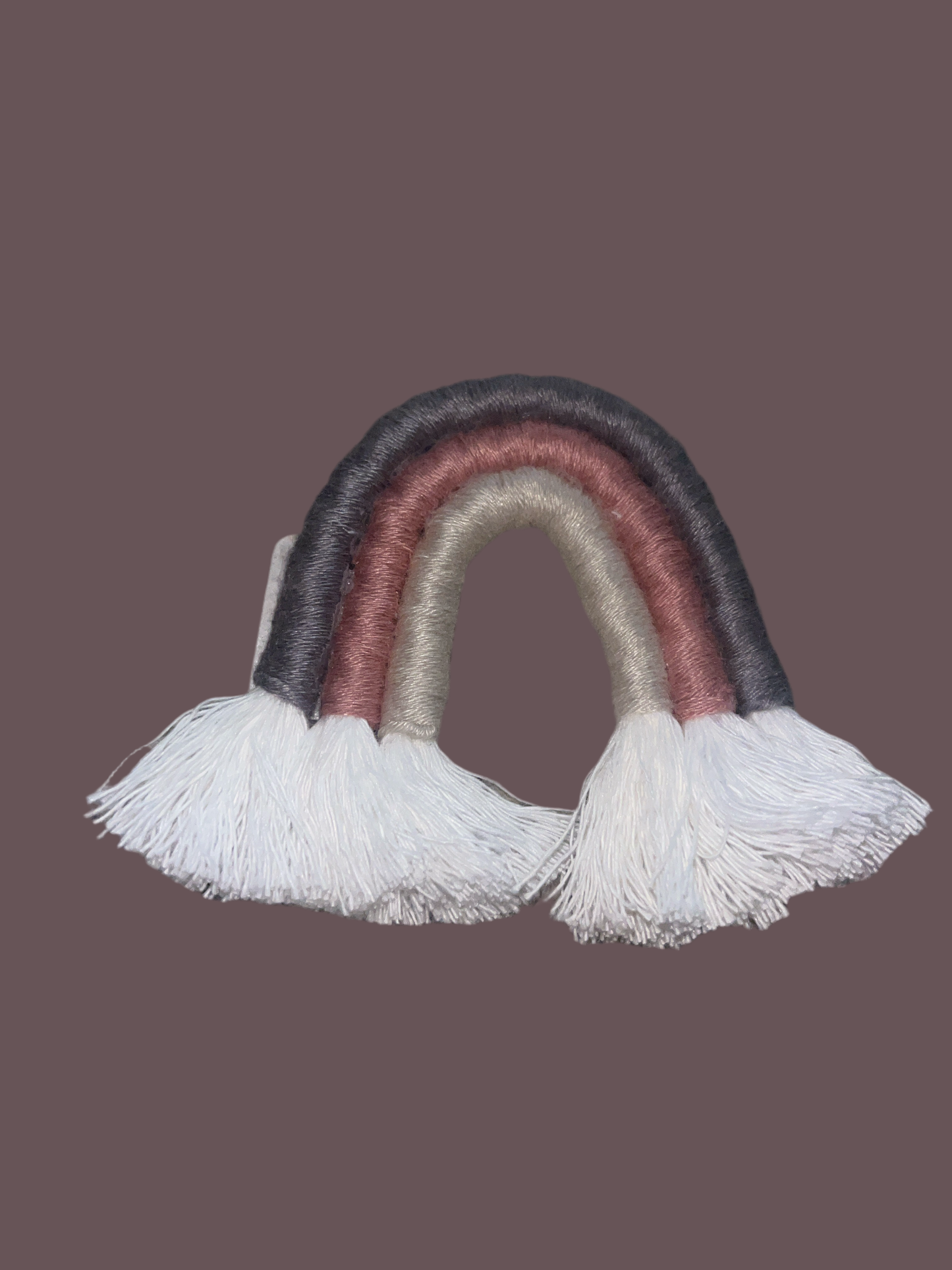 Macrame Rainbow Magnet