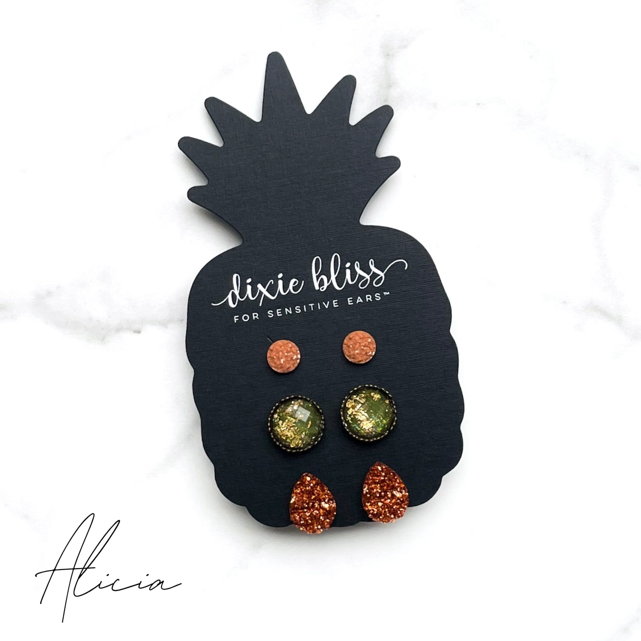 Alicia Stud Earring Set