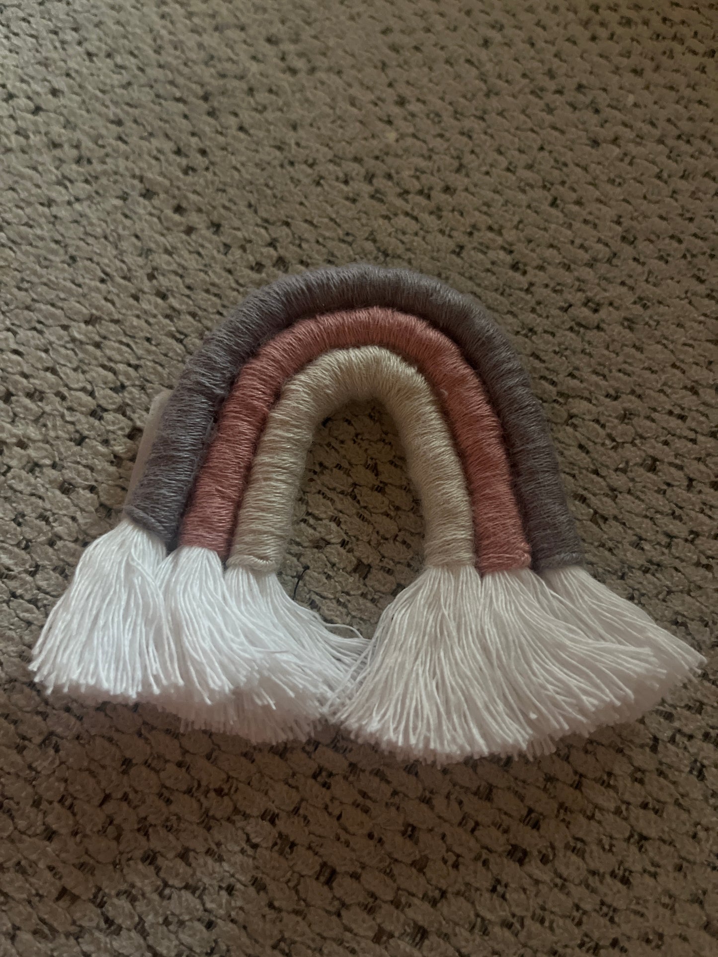 Macrame Rainbow Magnet