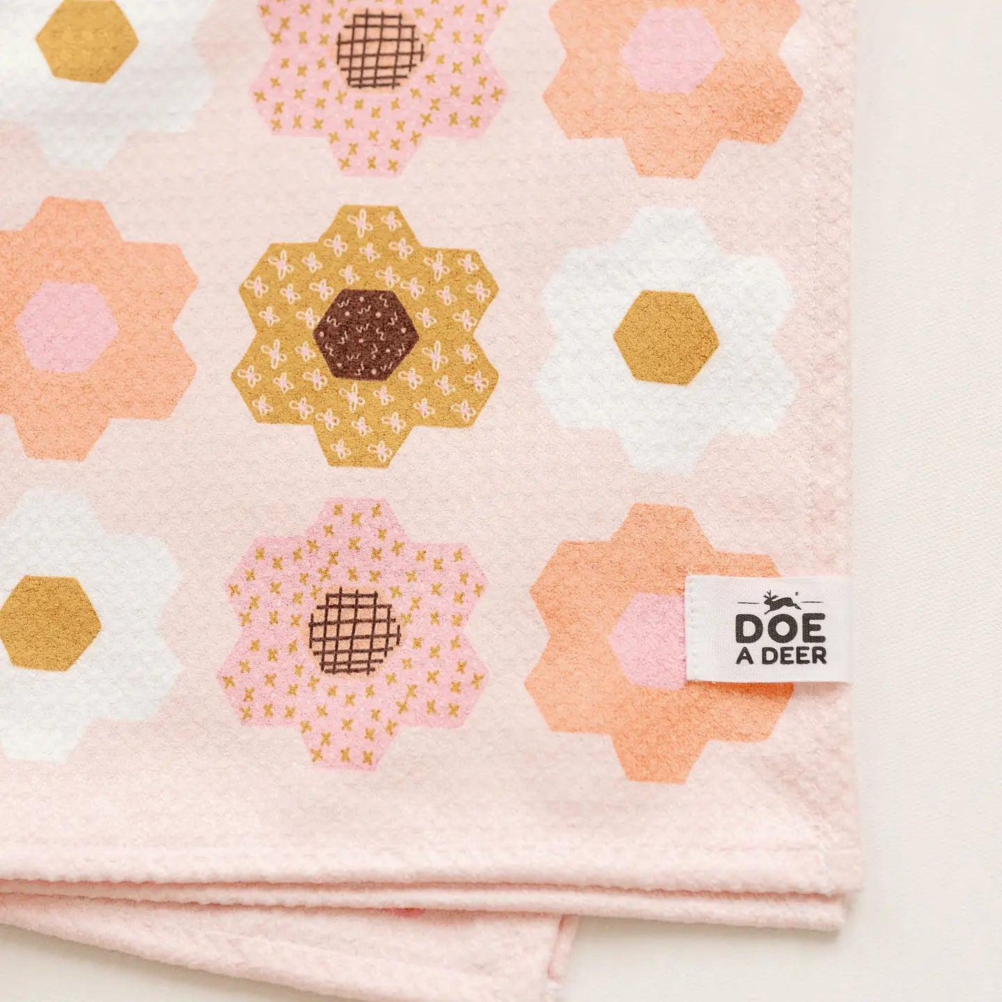 Flower Garden Kitchen Waffle Towel | Microfiber