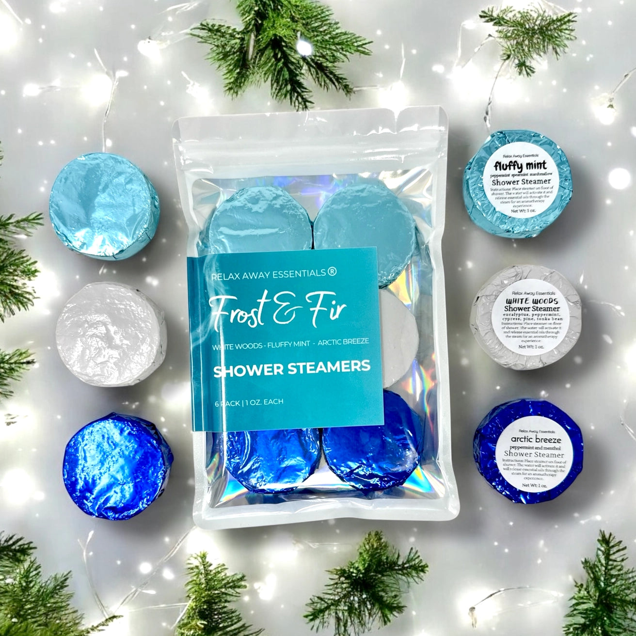 Frost + Fir Shower Steamer 6 Pack