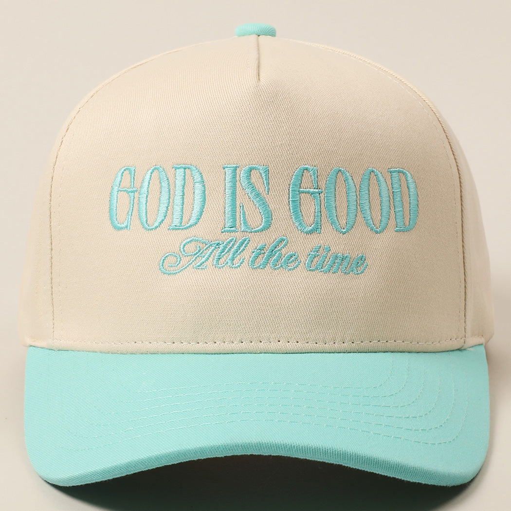 God Is Good Trucker Hat - Mint