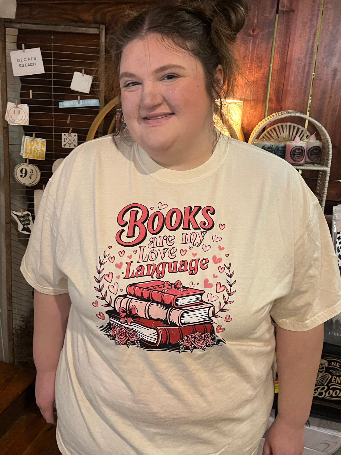 Books Are My Love Language Tee