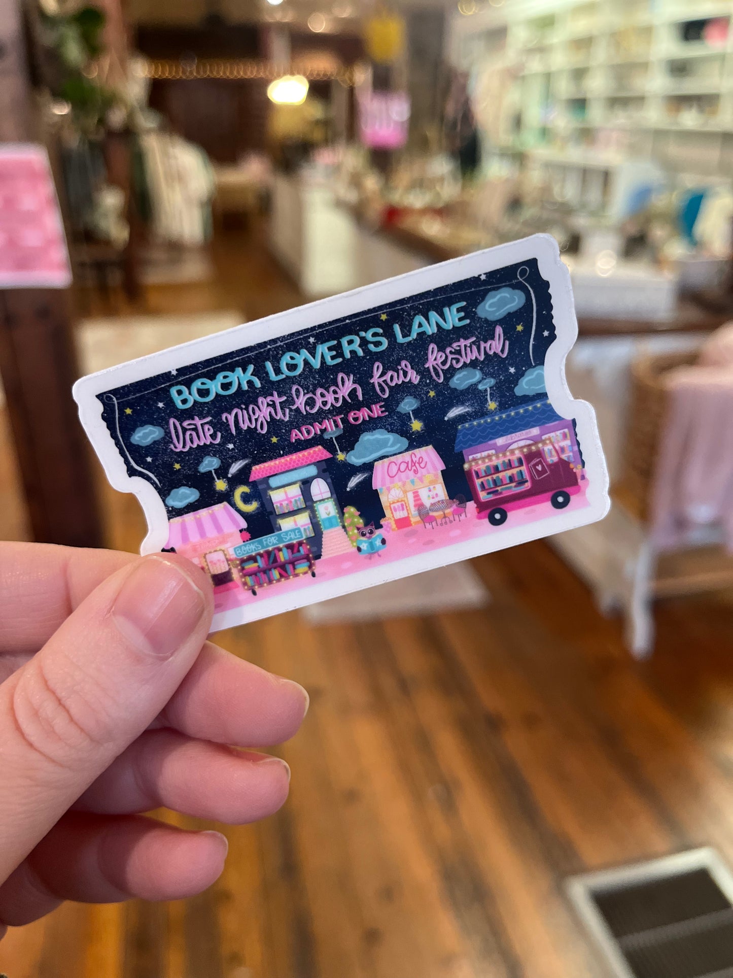 Book Lover's Lane Late Night Book Fair Festival | Sticker