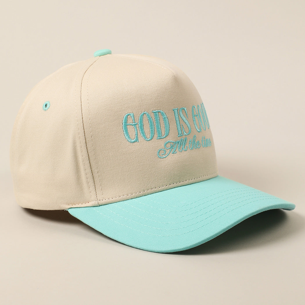 God Is Good Trucker Hat - Mint