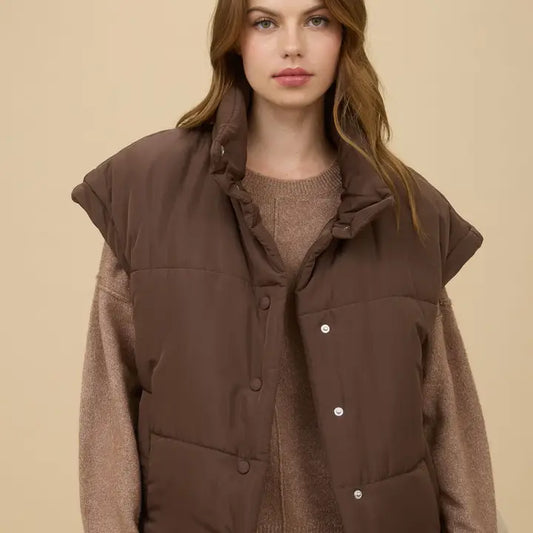 Aria Oversized Puffer Vest