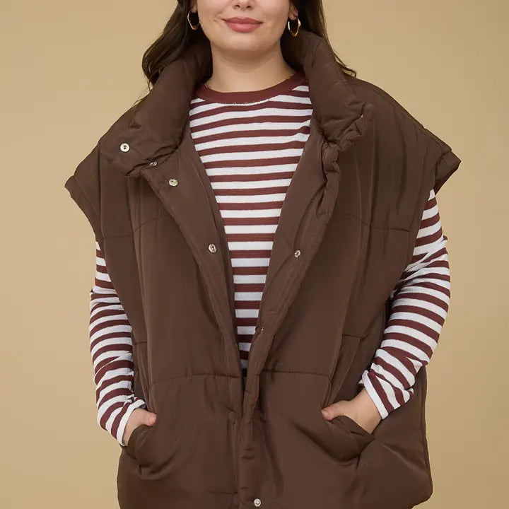 Aria Oversized Puffer Vest