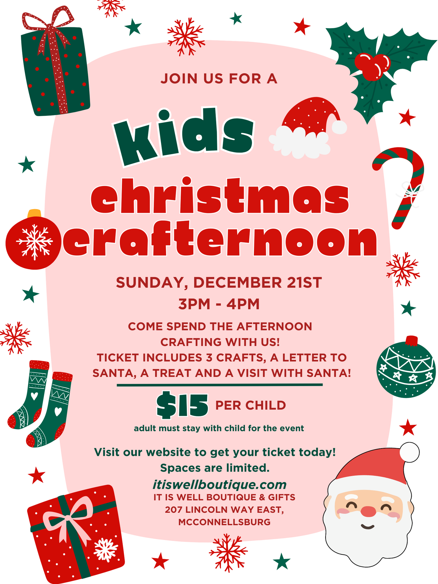 Kid's Christmas Crafternoon