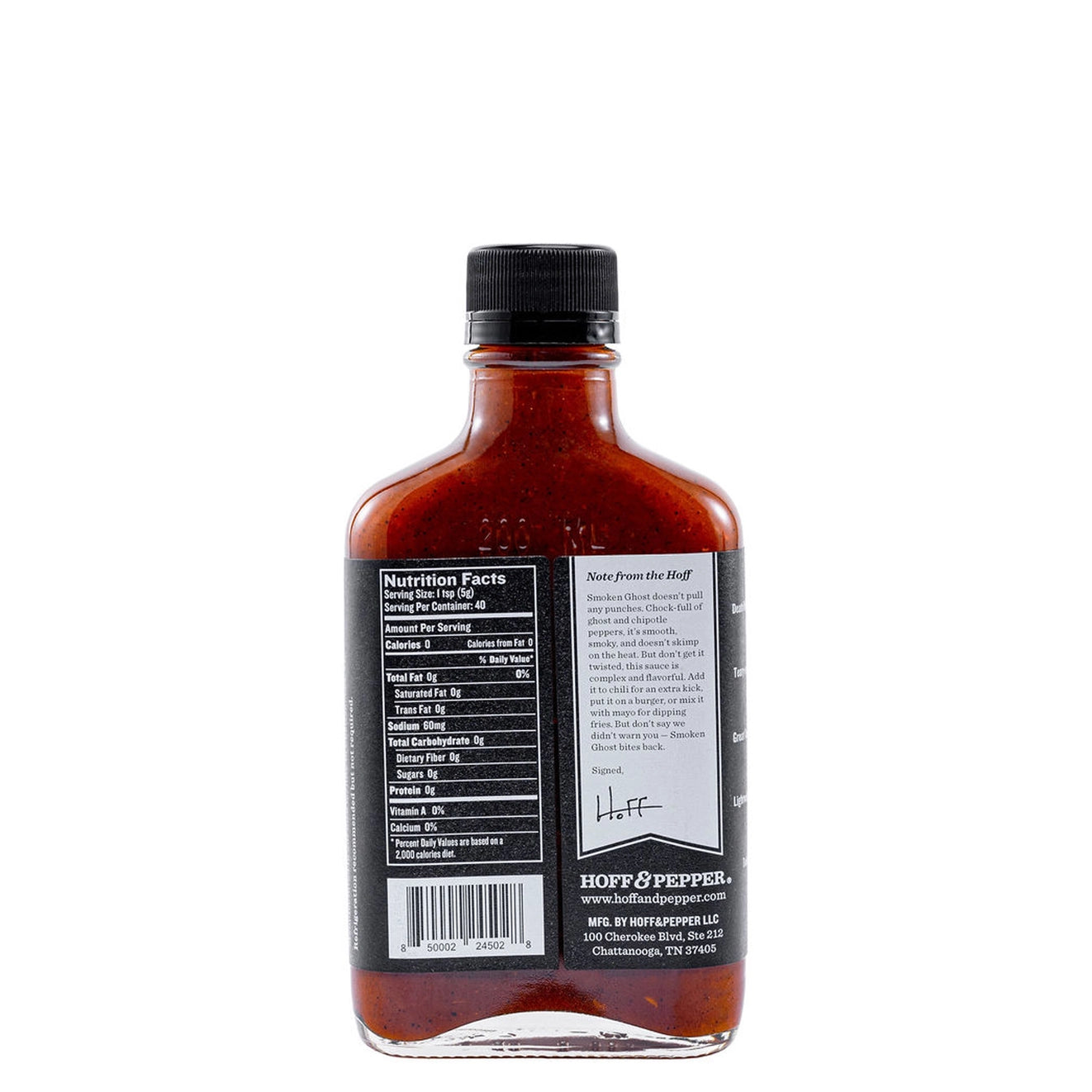 Hoff & Pepper Smoken Ghost Hot Sauce | 6.7oz