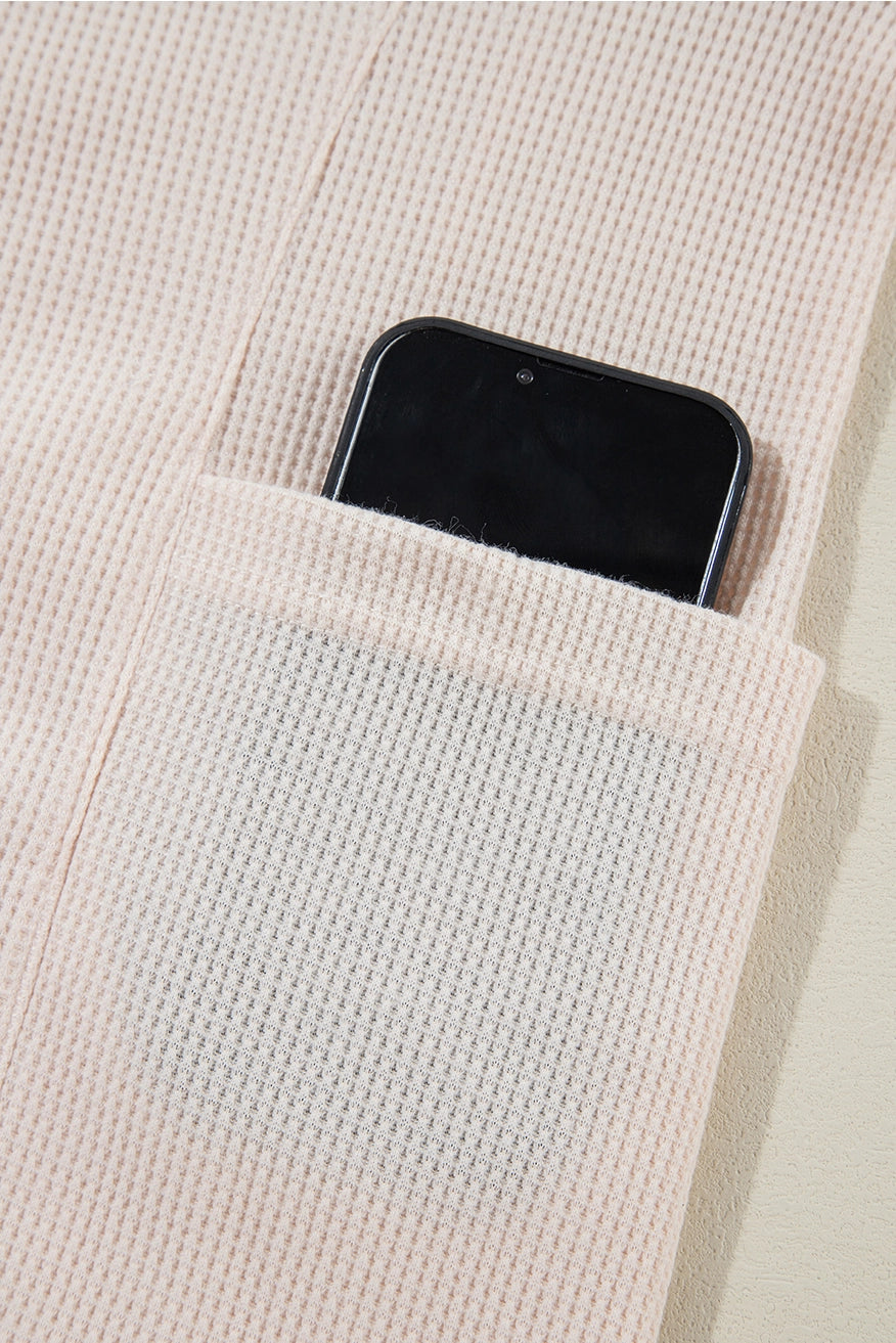 Penny Thermal Collared Long Sleeve Top