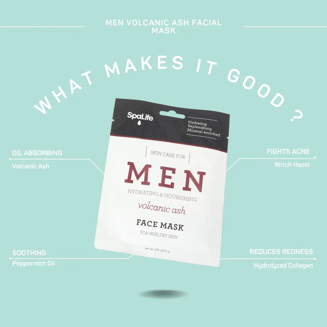 Men's Volcanic Ash Facial Mask