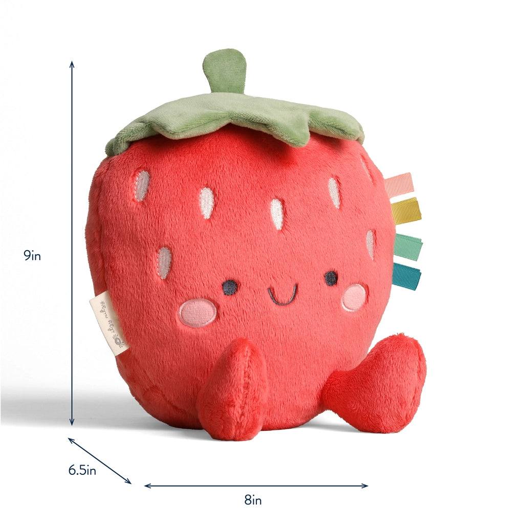 Itzy Ritzy Sweetie Snuggles Plush | Bonnie the Strawberry