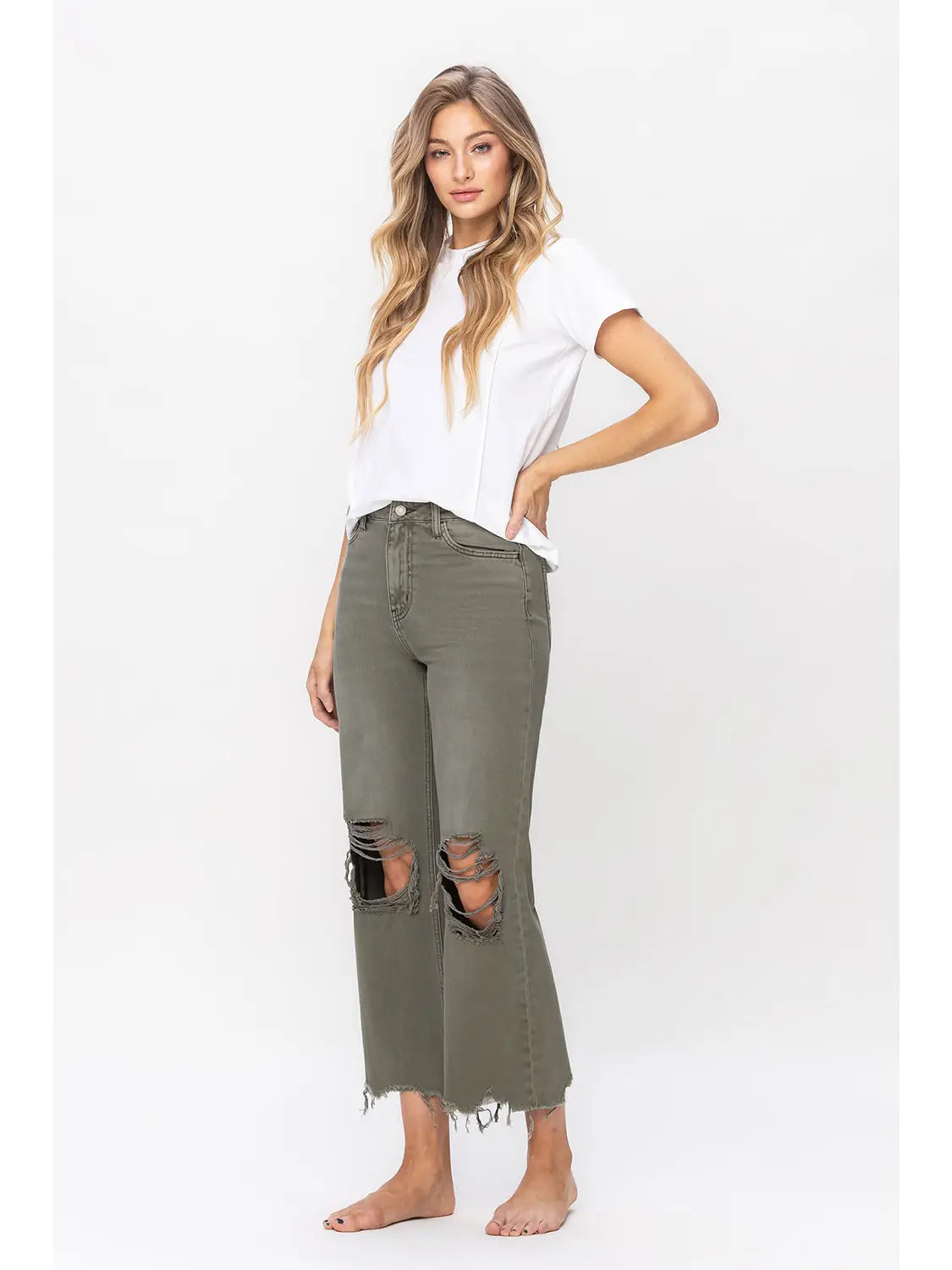 Leslie 90's Vintage Flare Jeans