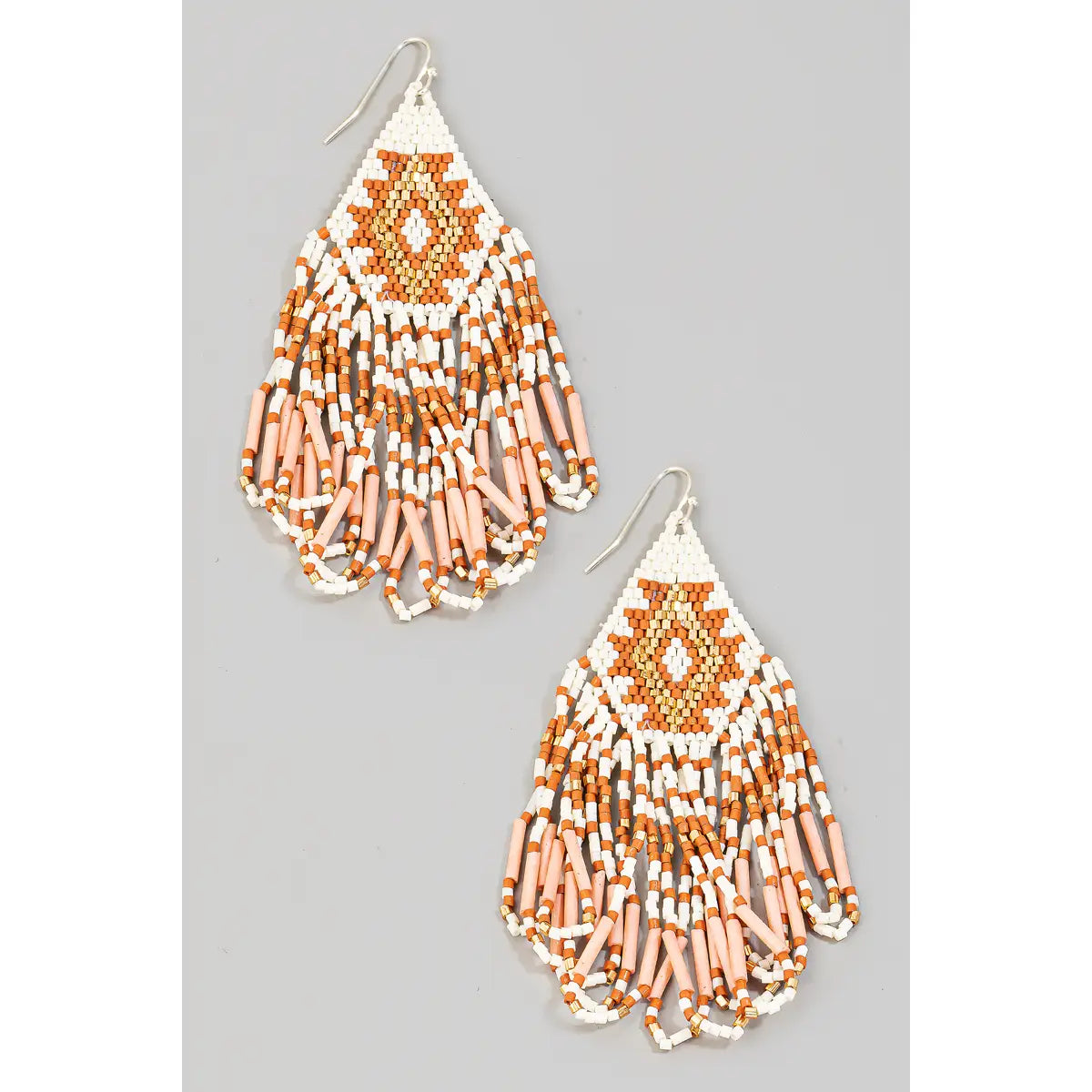 Boho Beaded Dangle Earrings
