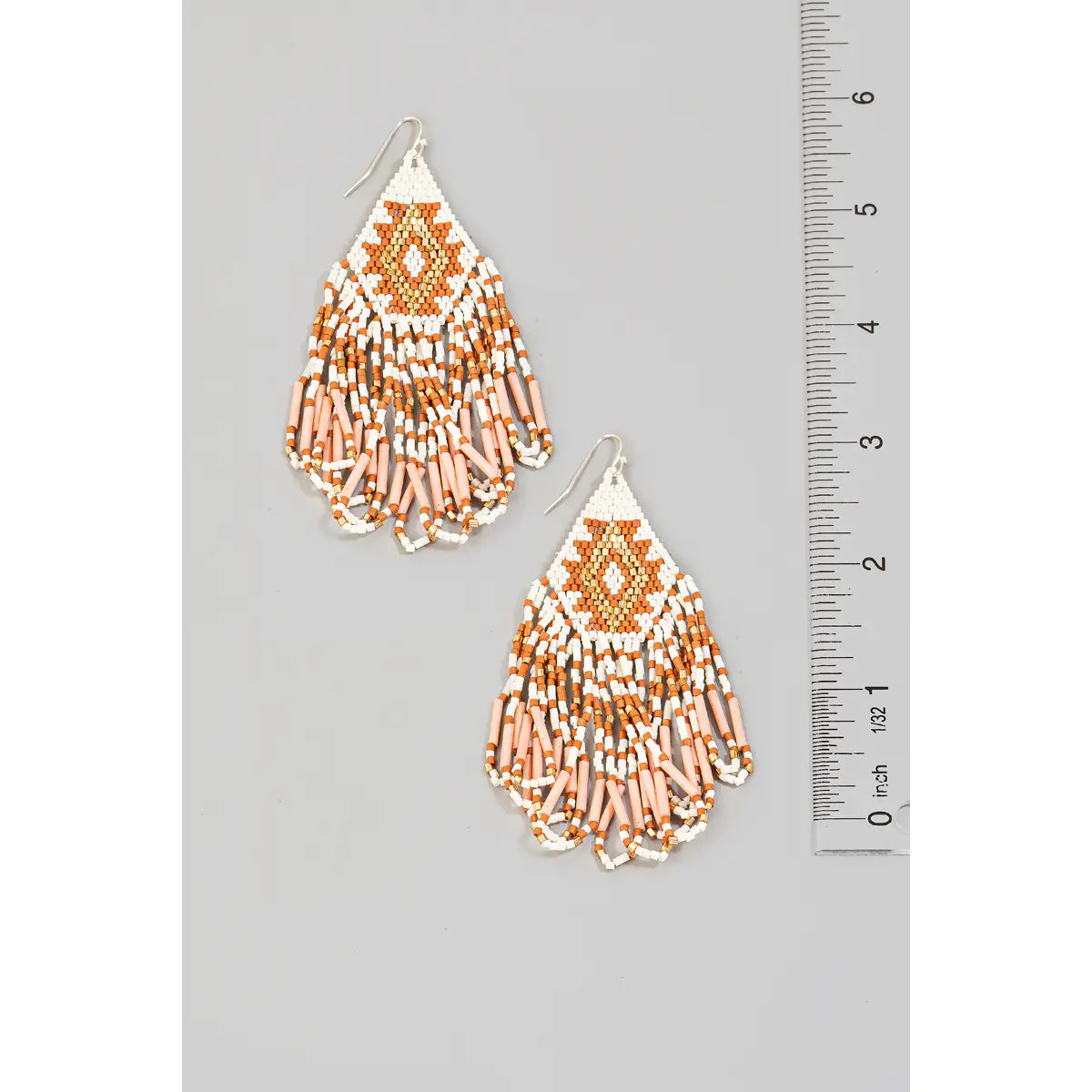 Boho Beaded Dangle Earrings
