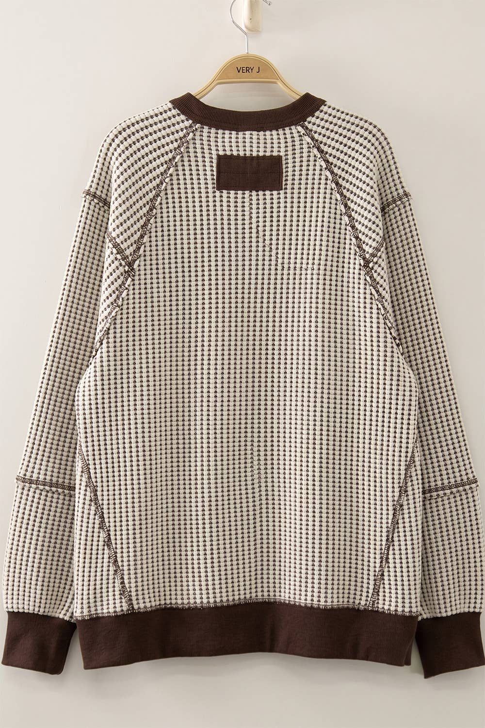 Samantha Waffle Pullover