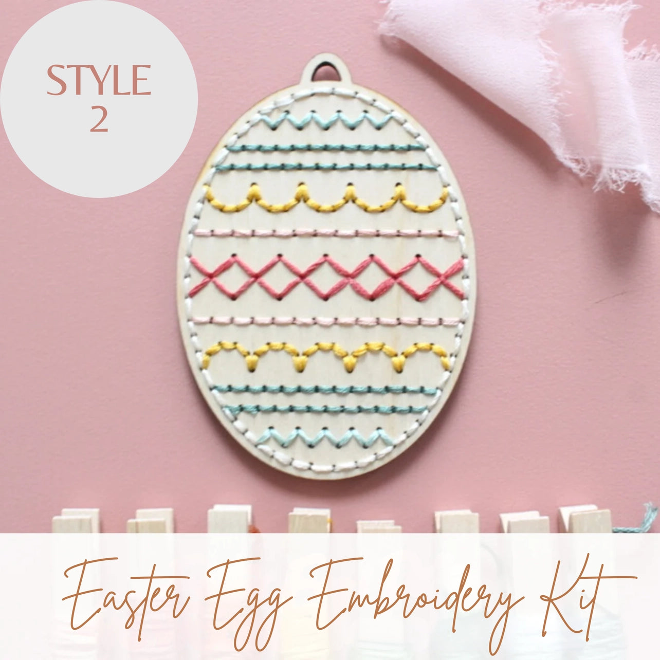 Easter Egg Embroidery Kit