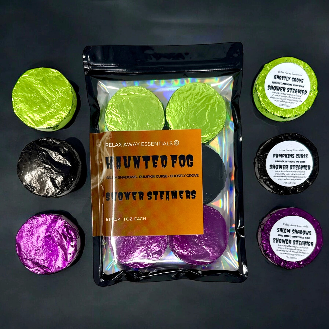 Haunted Fog Shower Steamer 6 Pack