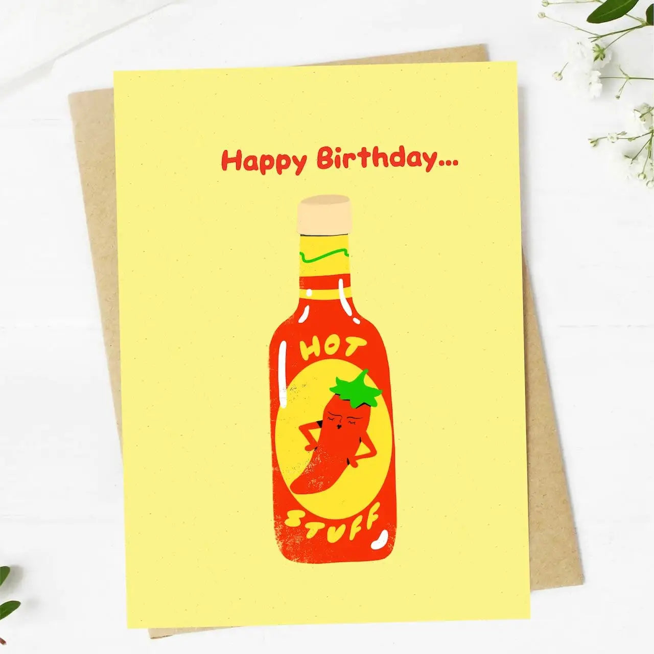 Happy Birthday Hot Stuff | GREETING CARD
