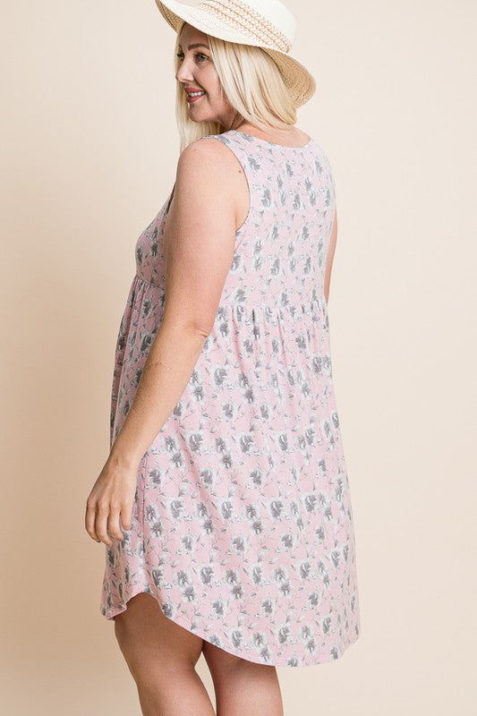 Joy Floral Babydoll Dress
