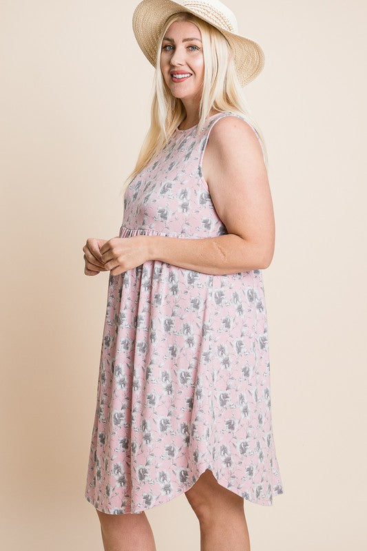 Joy Floral Babydoll Dress