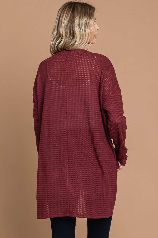 Molly V-Neck Drop Shoulder Cardigan