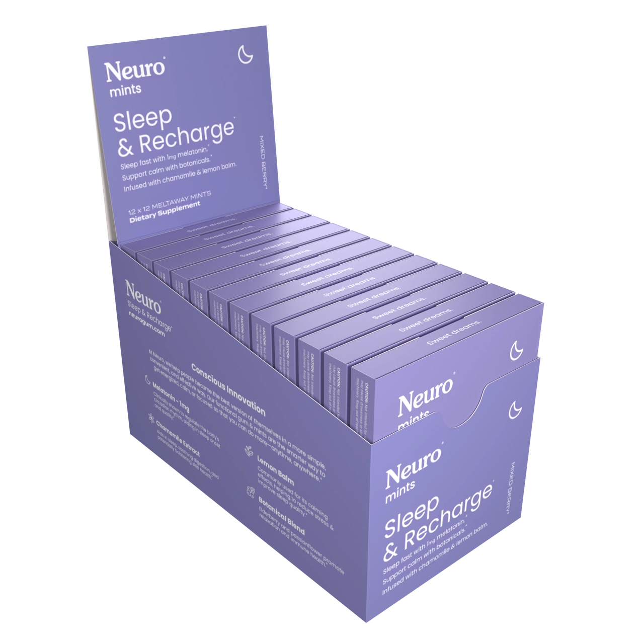 Neuro Mints | Sleep and Recharge Mints | Mixed Berry