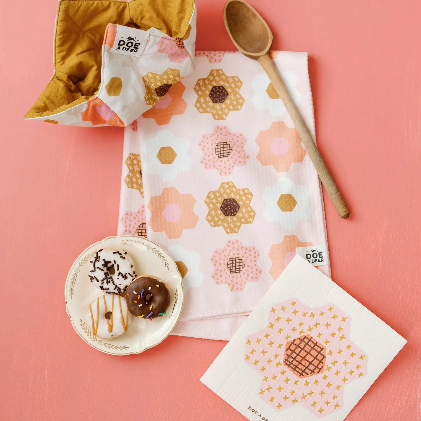 Quilt Block Swedish Dishcloth