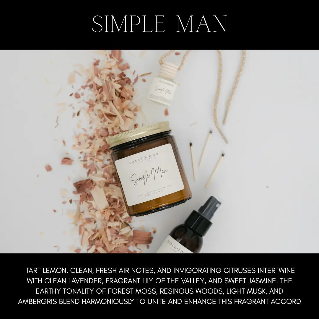 Simple Man | Linen + Room Spray