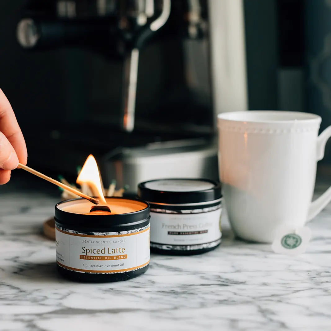 Spiced Latte | Essential Oil Candle | Small Tin