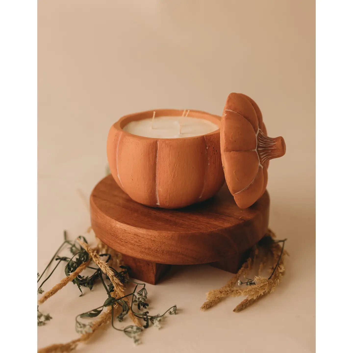 Pumpkin Candle | Terracotta | Vintage Flannel Scent