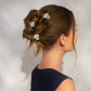 Metal Clam Shell Hair Clip Set