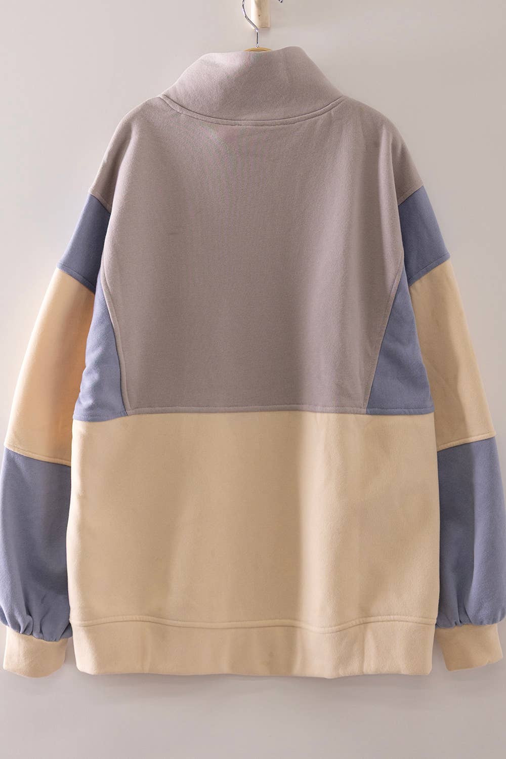 Aubrey Colorblock Half Snap Sweatshirt