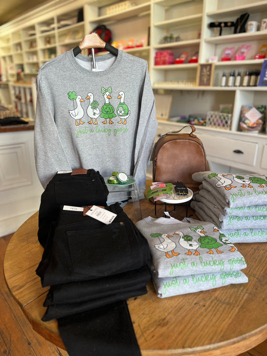 Just a Lucky Goose Crewneck
