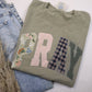 Pray Applique T-shirt - Sage