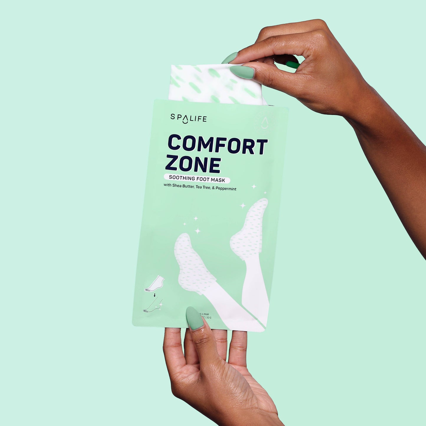 Comfort Zone Soothing Foot Mask with Shea Butter & Tea Tree | Spa Life