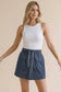 Rowan Chambray Skort
