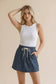Rowan Chambray Skort