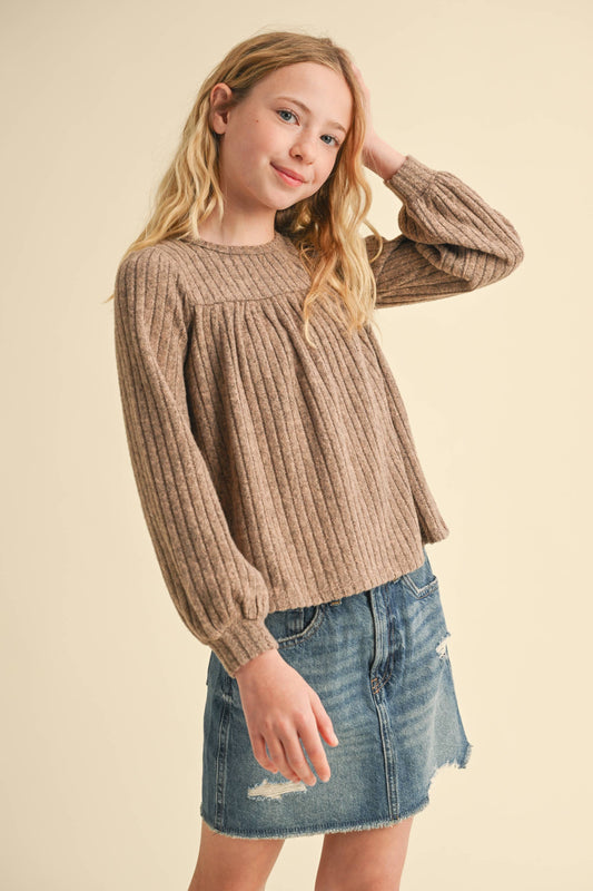 Girls Babydoll Sweater