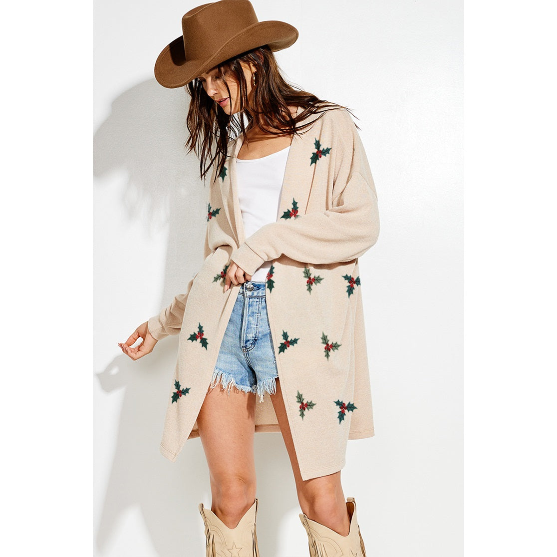 Jolly Holly Cardigan