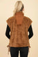 Maggie Mock Neck Fleece Vest