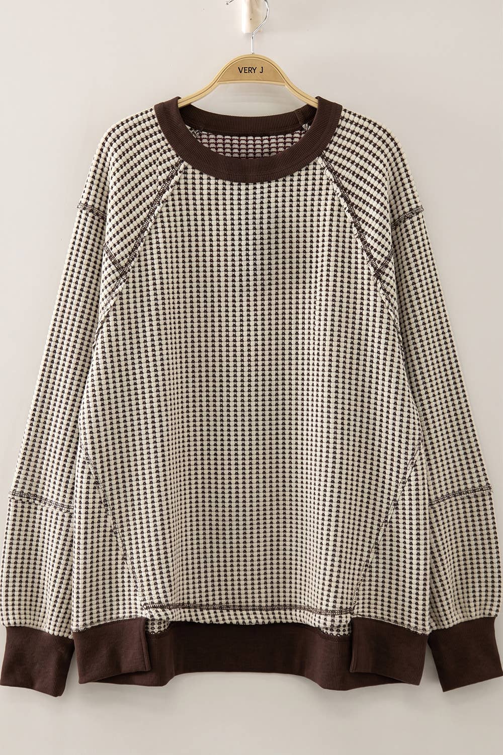 Samantha Waffle Pullover