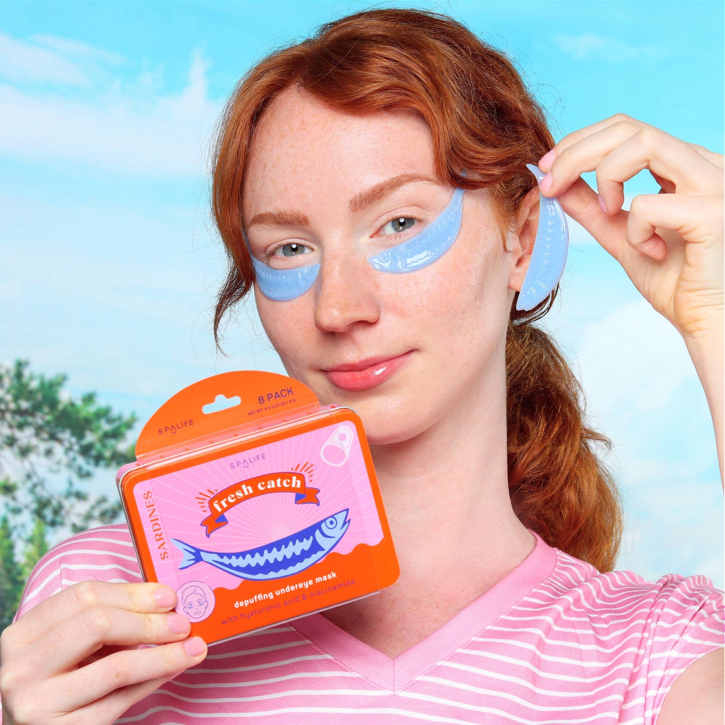 Fresh Catch De-Puffing Undereye Patches l 8 Pack l Summer