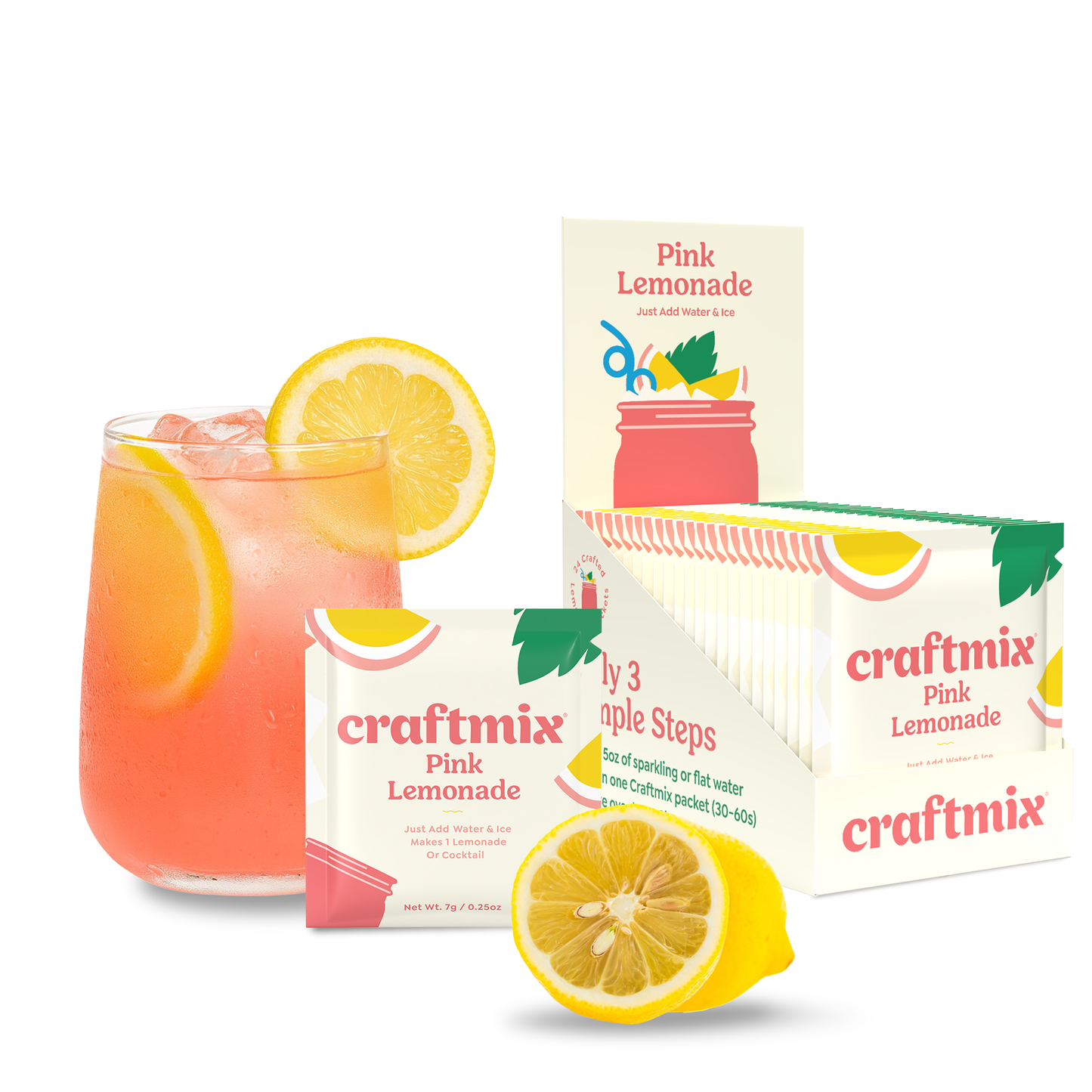 Pink Lemonade Cocktail / Mocktail Mixer - Single Pack